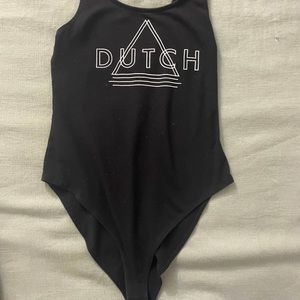 Dutch Bros Scoop Back Bodysuit